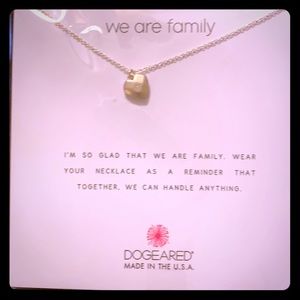 Dogeared We Are Family Necklace